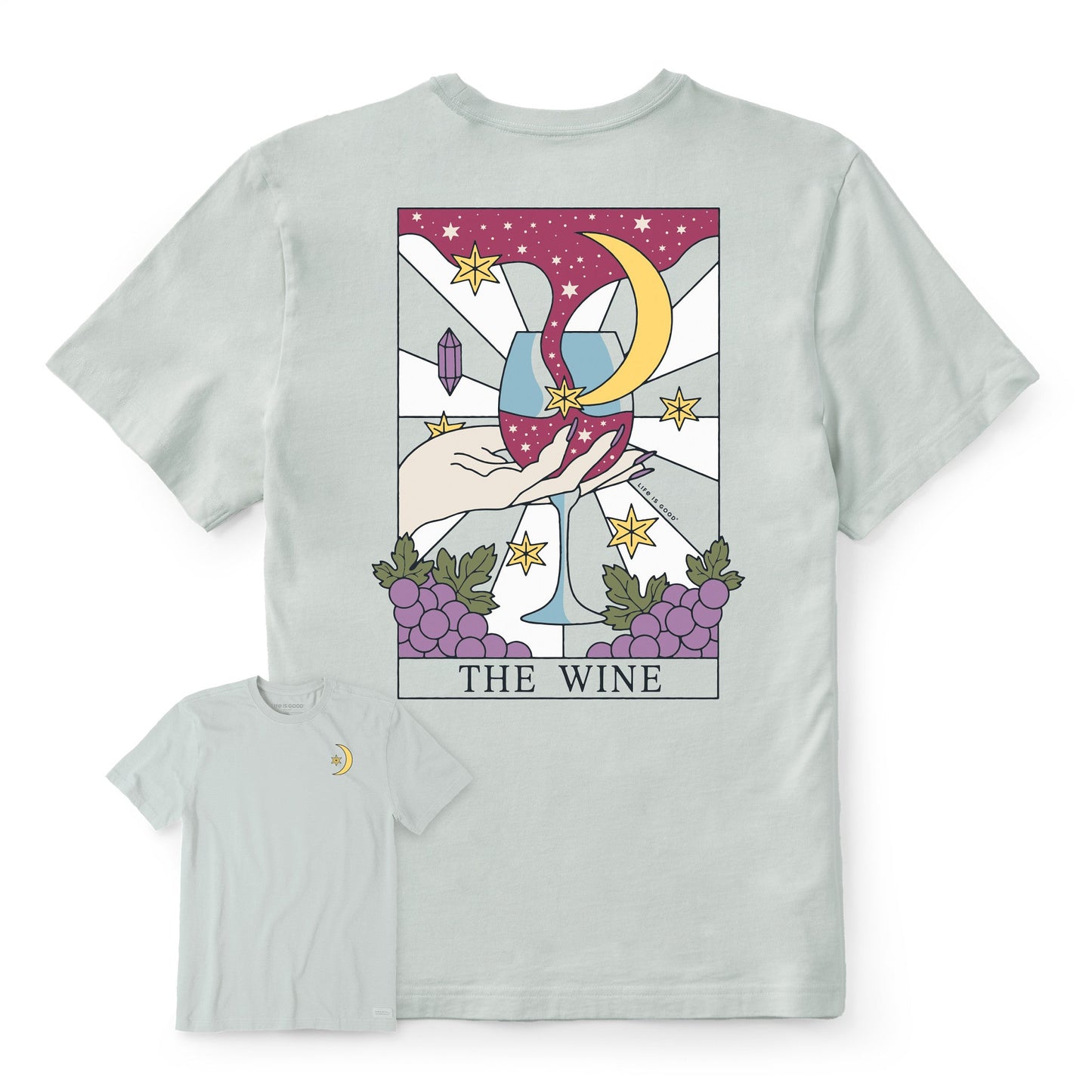 Women's The Wine Tarot Short Sleeve Crusher Tee