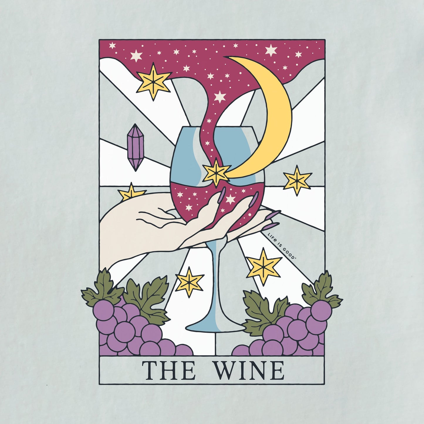Women's The Wine Tarot Short Sleeve Crusher Tee