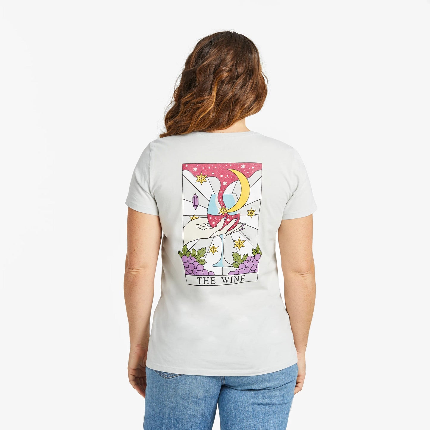 Women's The Wine Tarot Short Sleeve Crusher Tee