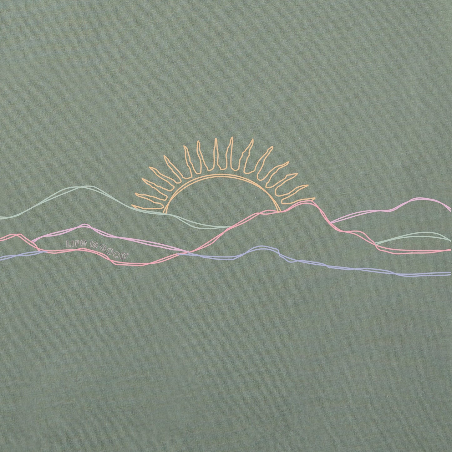 Women's Freehand Mountain Sun Long Sleeve Crusher Tee