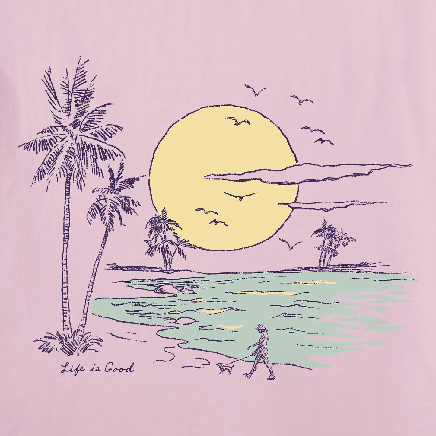 Women's Besties Walk Short Sleeve Crusher Vee