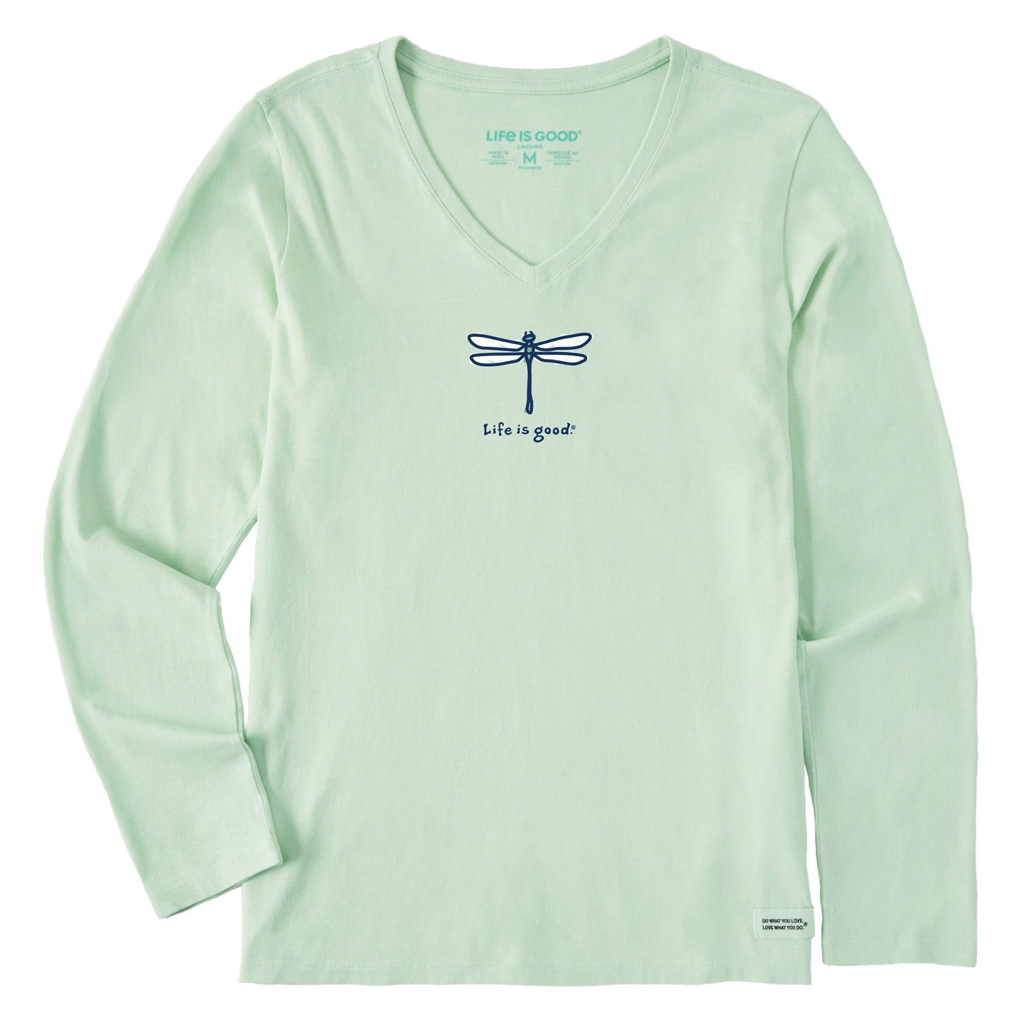 Women's Dragonfly Long Sleeve Crusher Vee