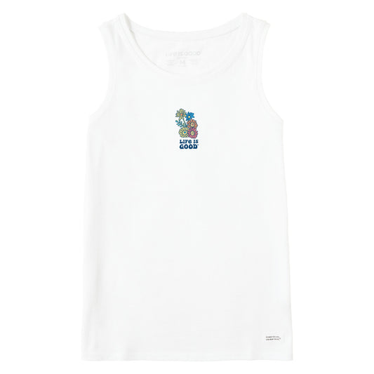 Women's Groovy Flowers Crusher Tank
