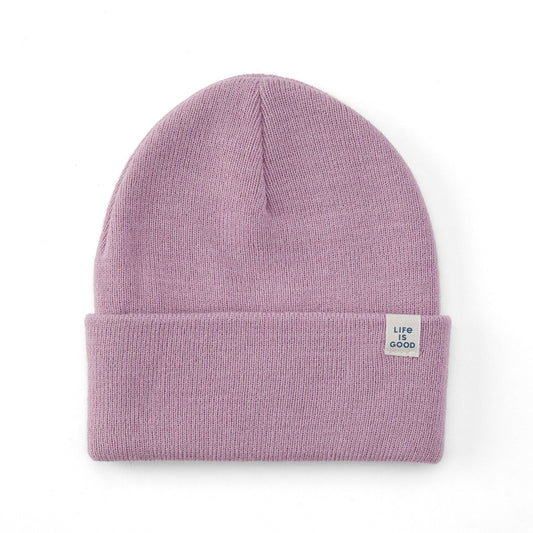 Kids Solid Kids Cuff Beanie