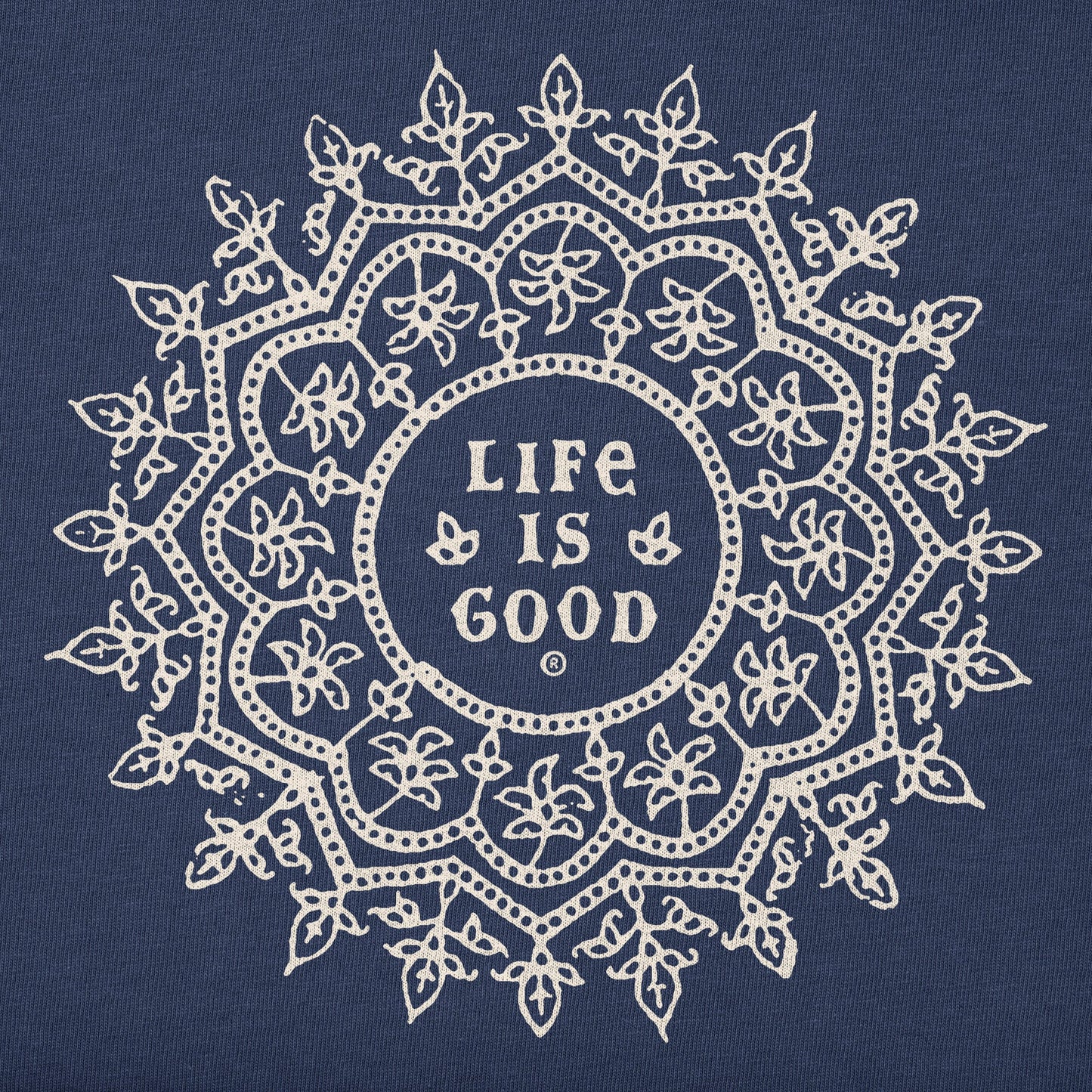 Women's Antique Mandala Short Sleeve Crusher-LITE Vee