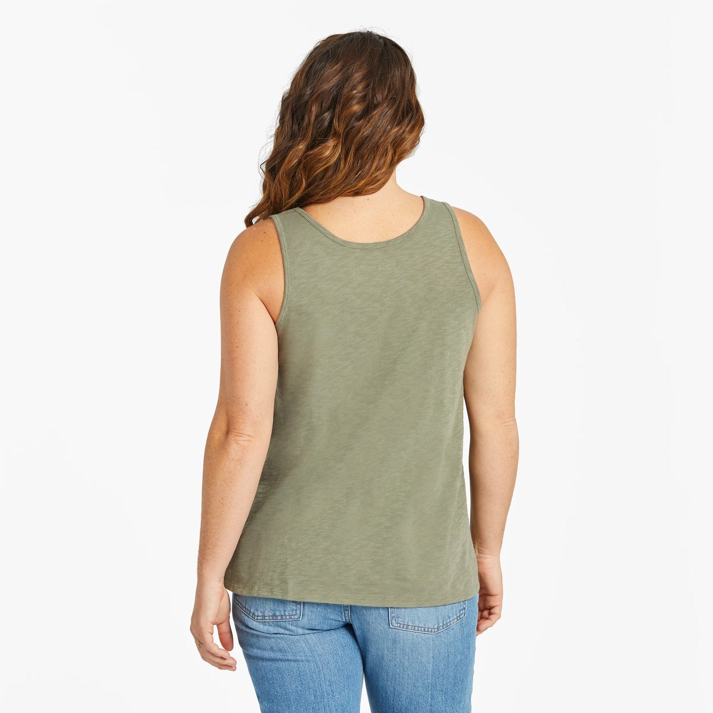 Women's Wildflowers Can Where They Grow Textured Slub Tank