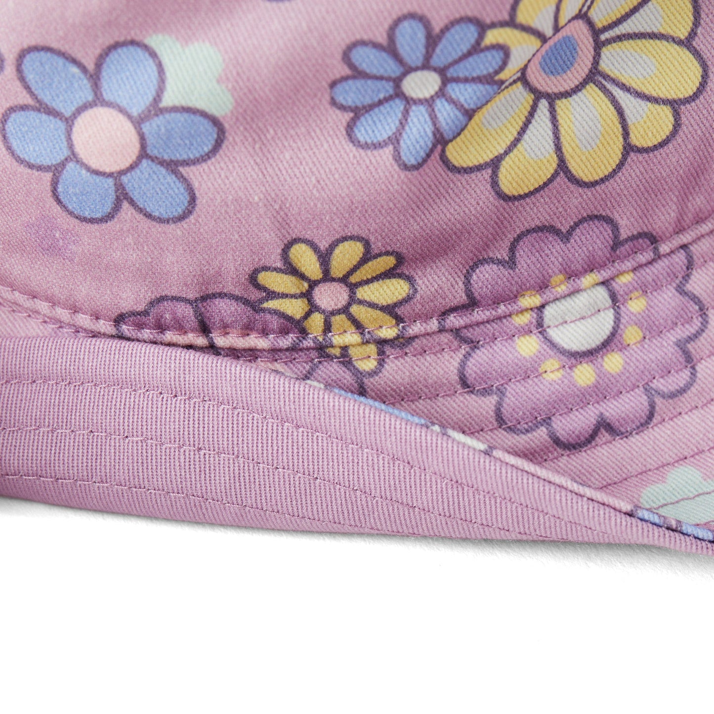 Adult Unisex Wild Flower Pattern All Over Printed Bucket Hat