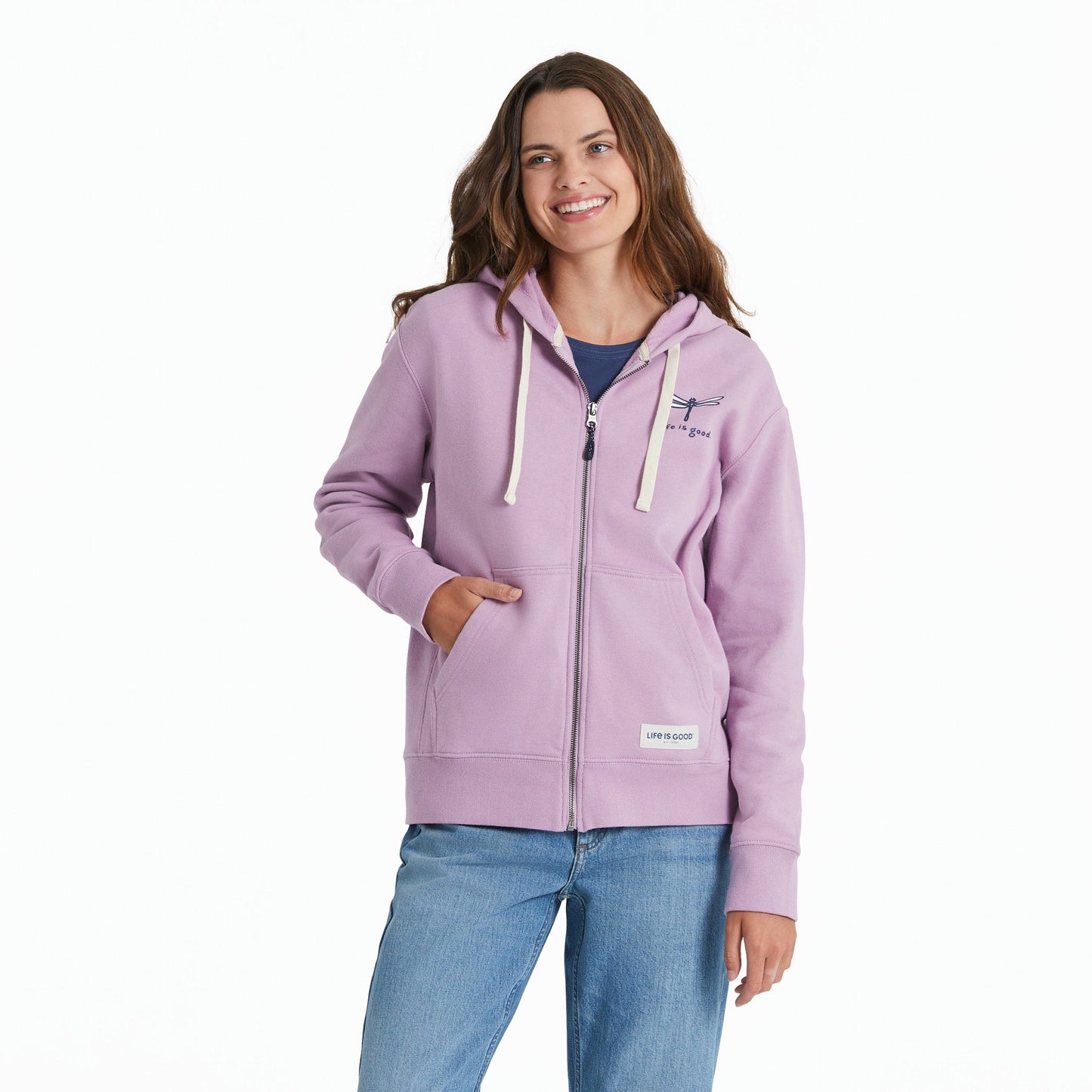Women's Dragonfly Simply True Fleece Zip Hoodie