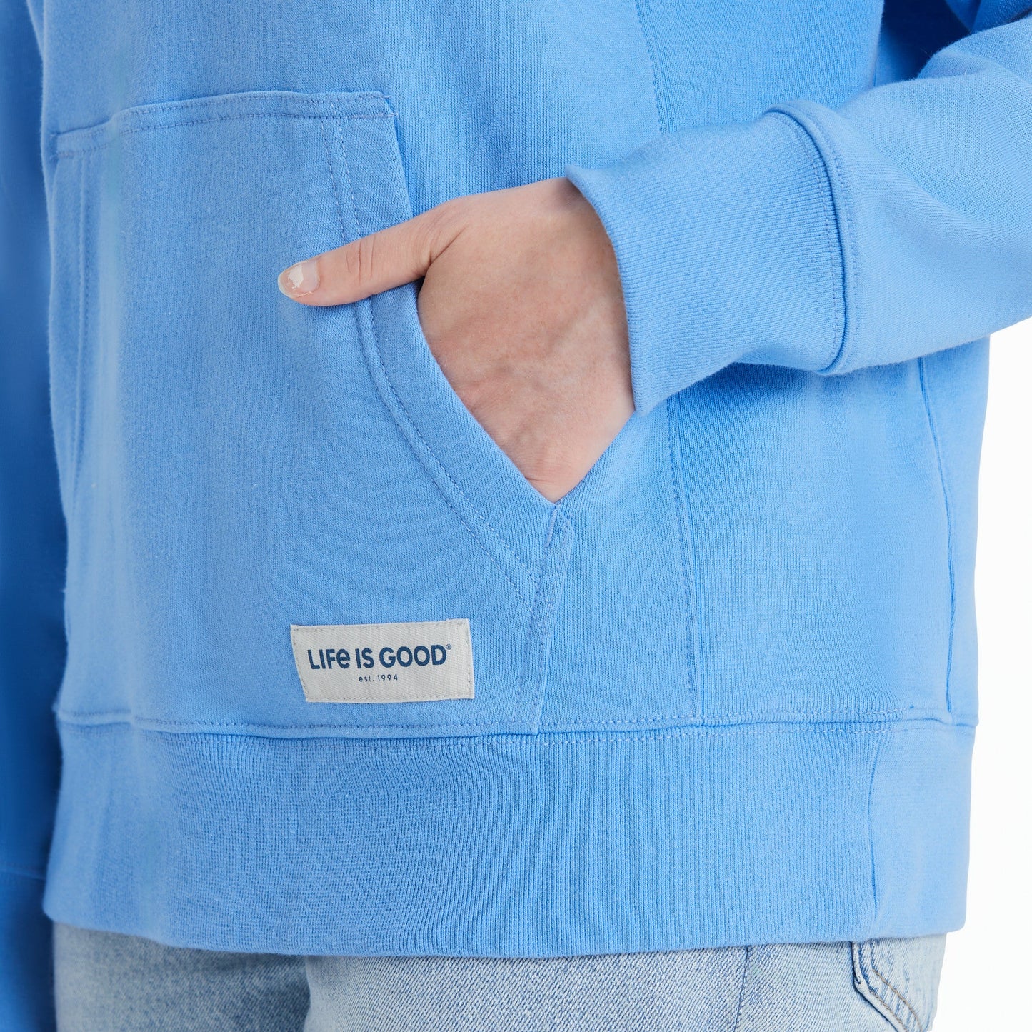 Women's Daisy Circle Psychedelic Simply True Fleece Hoodie