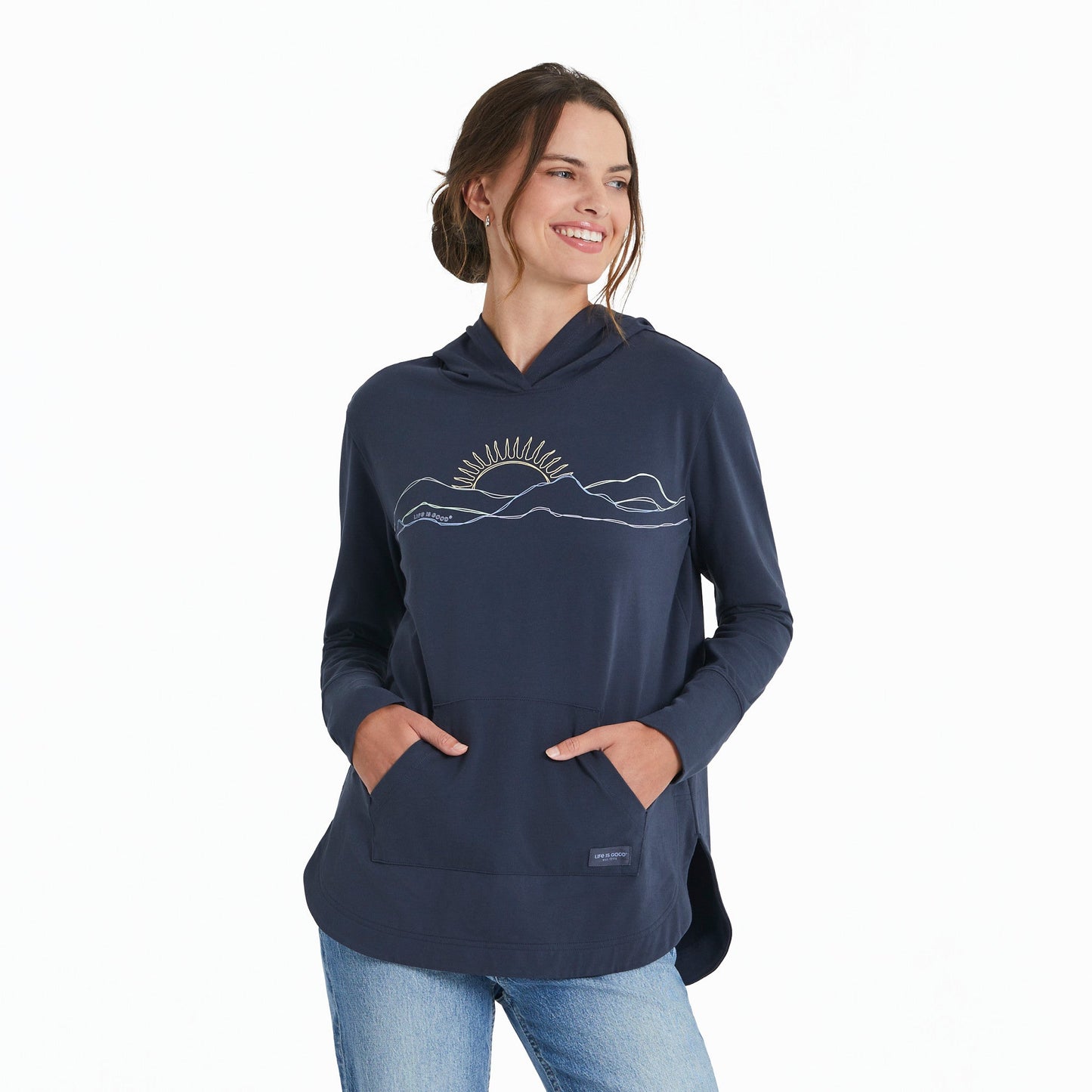 Women's Freehand Mountain Sun Crusher-FLEX Hoodie Tunic