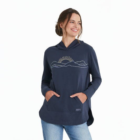 Women's Freehand Mountain Sun Crusher-FLEX Hoodie Tunic