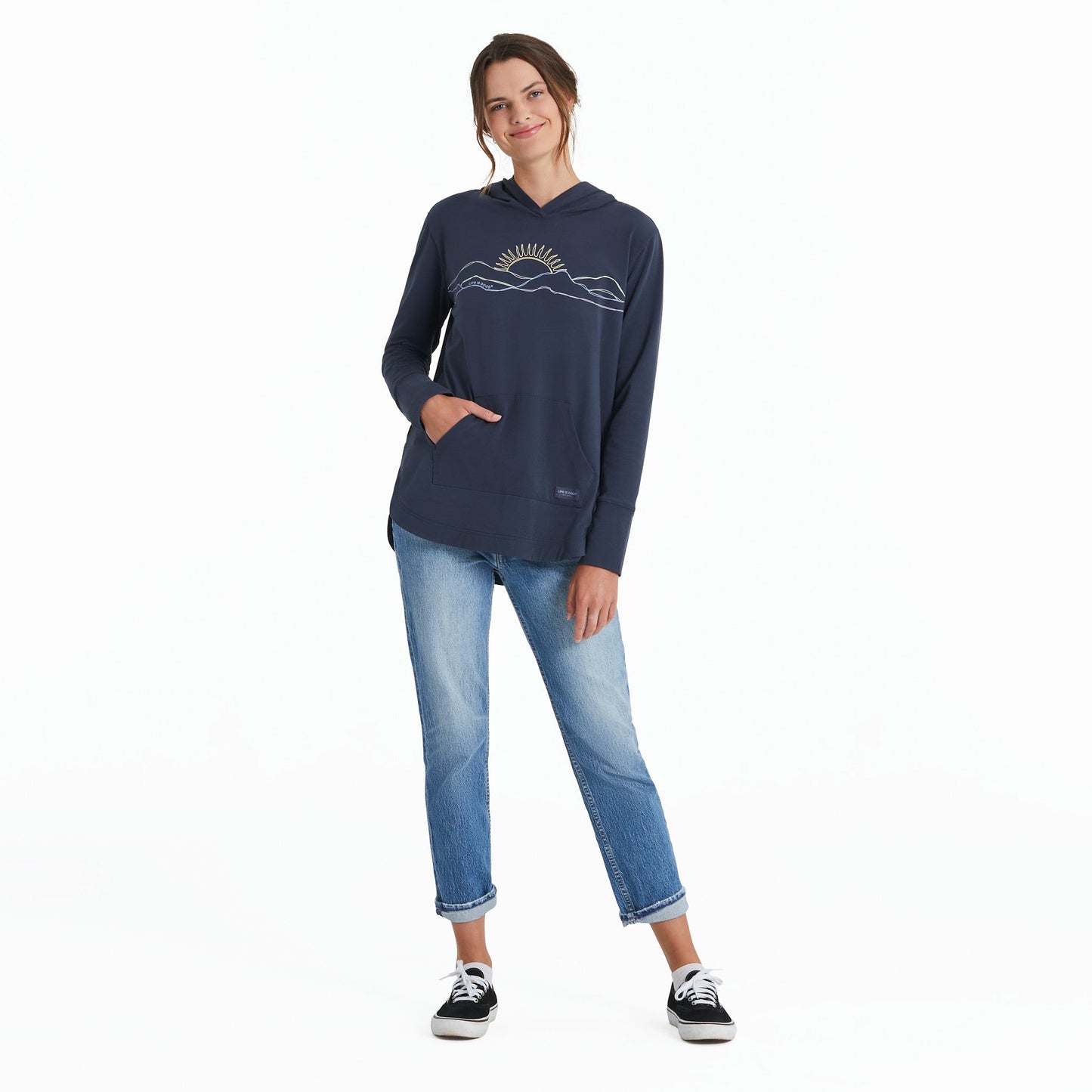 Women's Freehand Mountain Sun Crusher-FLEX Hoodie Tunic
