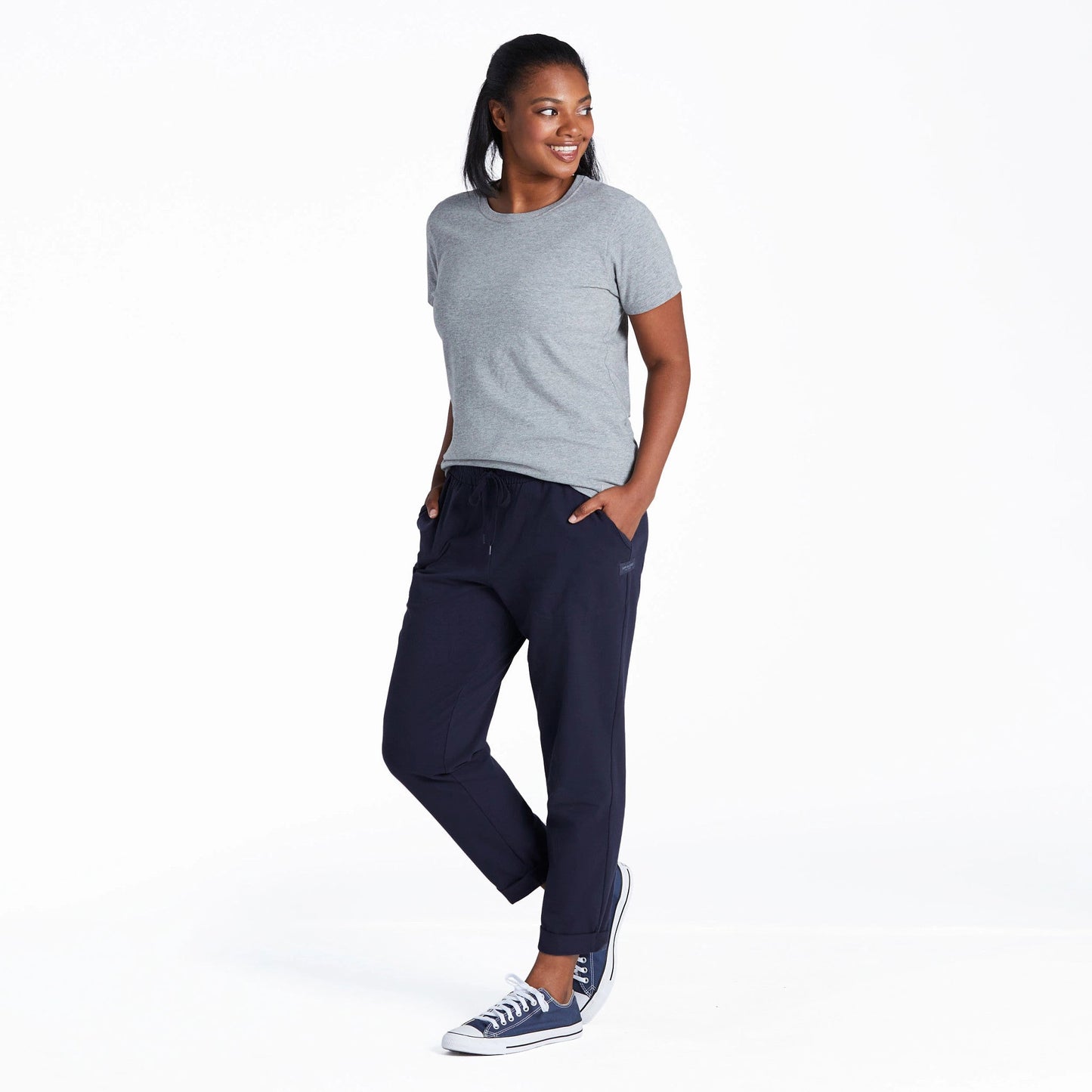 Women's Solid Crusher-Flex Pant