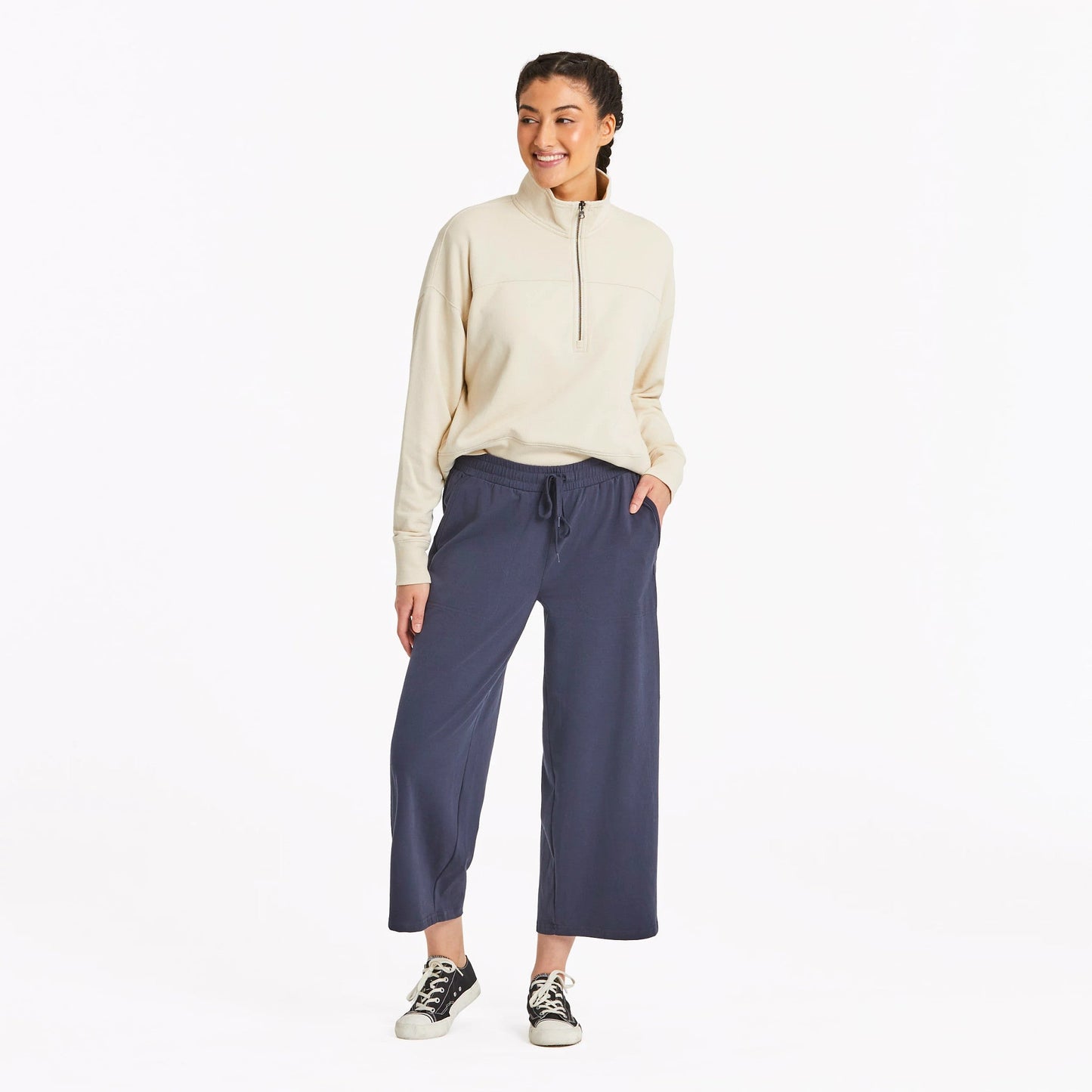 Women's Solid Crusher-FLEX Crop Pant