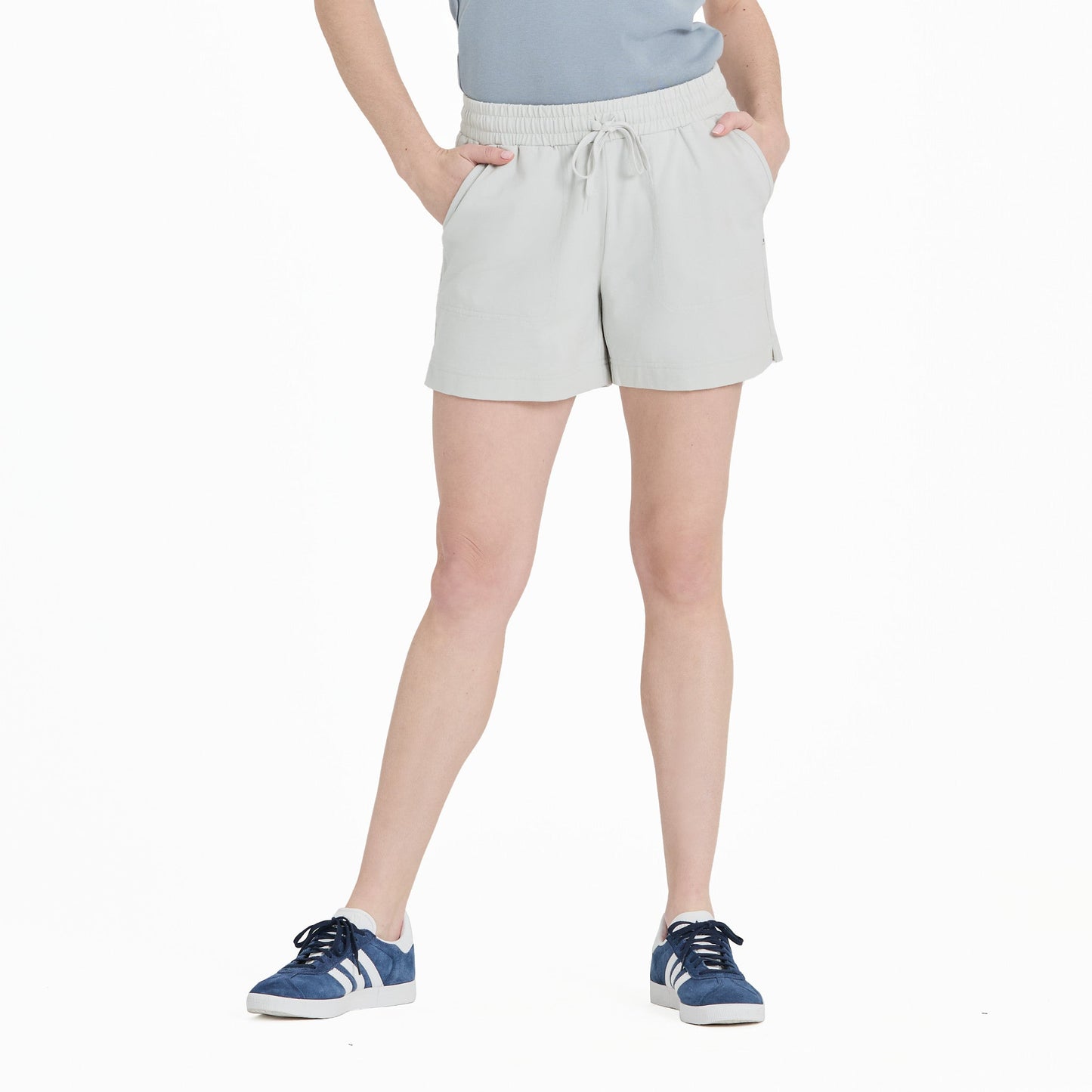 Women's Solid Crusher-FLEX Shorts