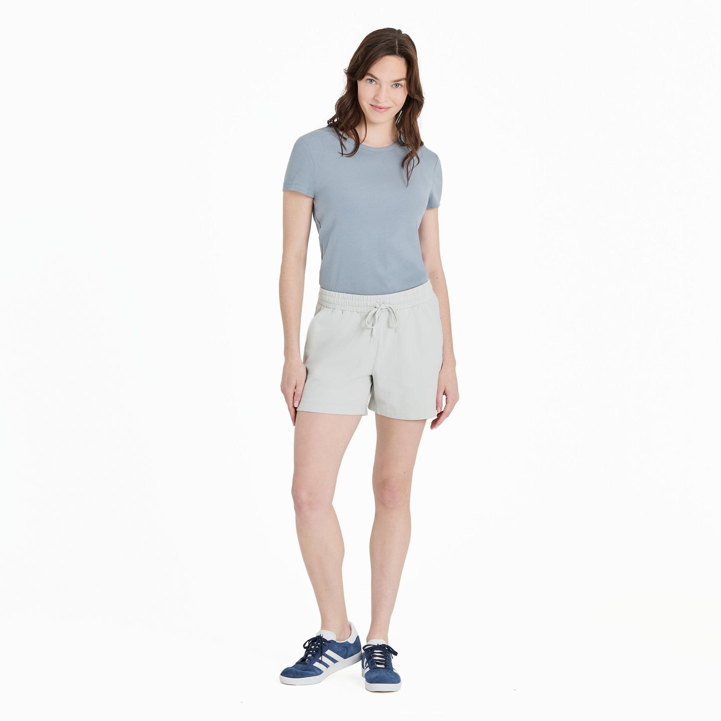 Women's Solid Crusher-FLEX Shorts