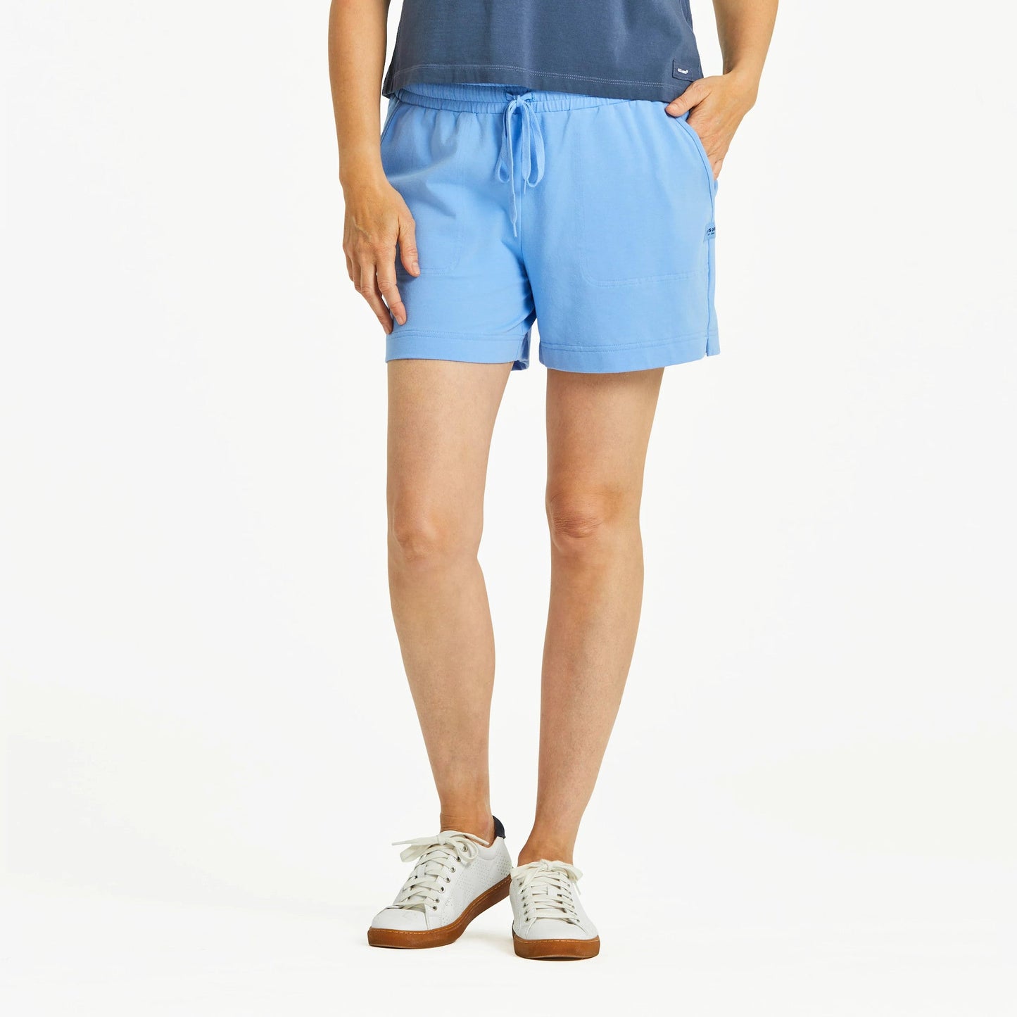 Women's Solid Crusher-FLEX Shorts