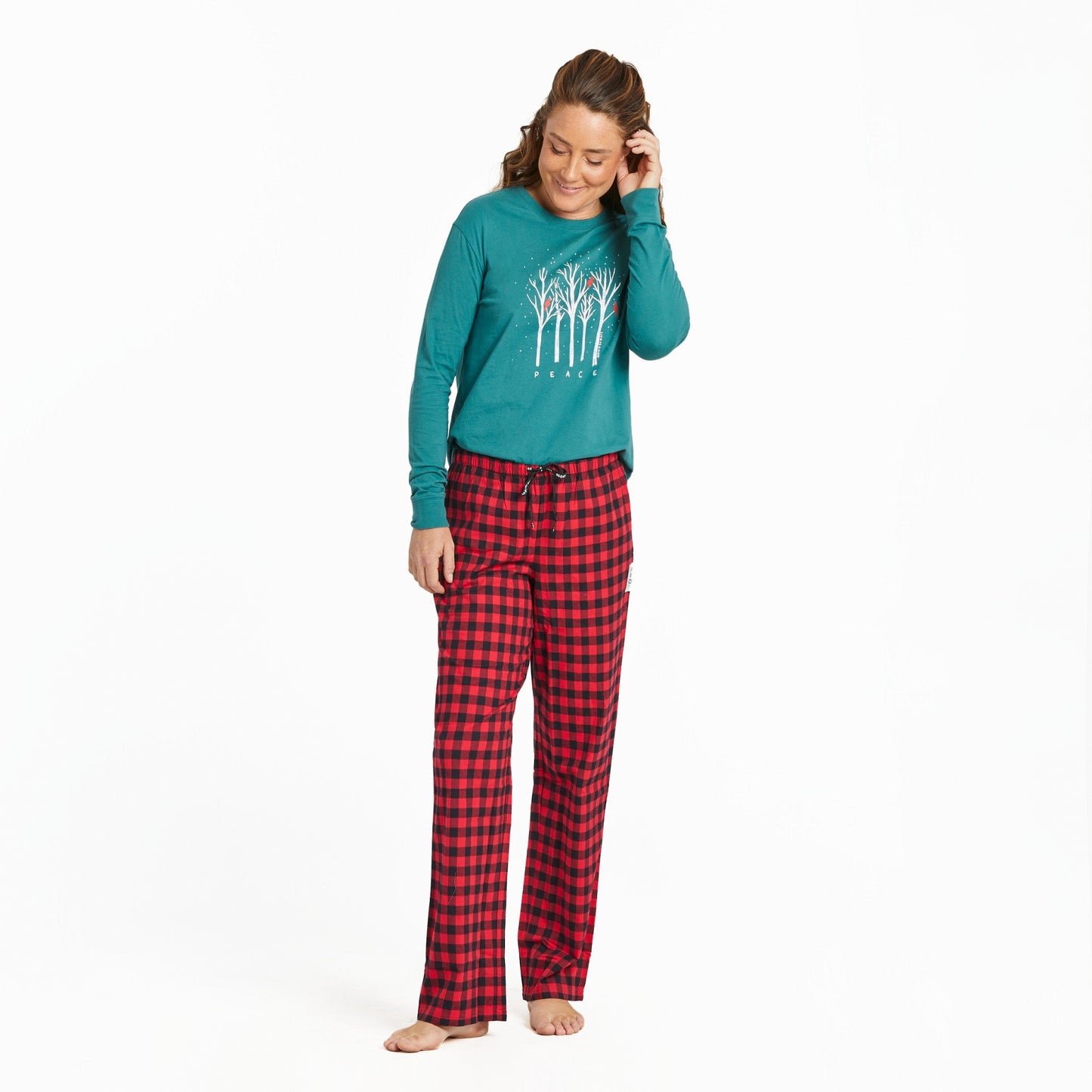 Women's Buffalo Check Pattern Classic Sleep Pant