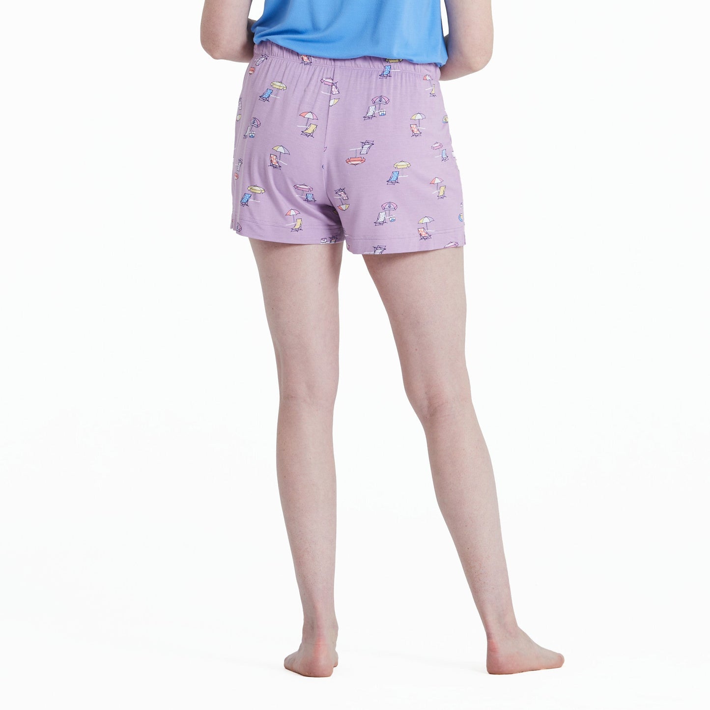 Women's Beach Life Pattern Lightweight Sleep Short