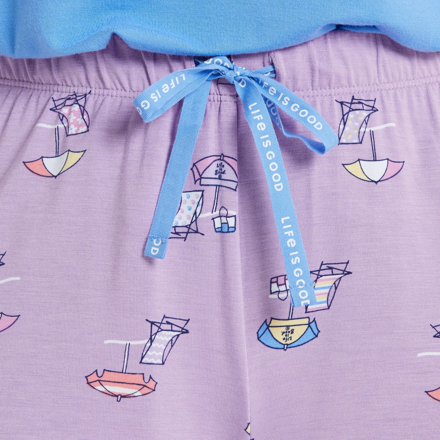 Women's Beach Life Pattern Lightweight Sleep Short