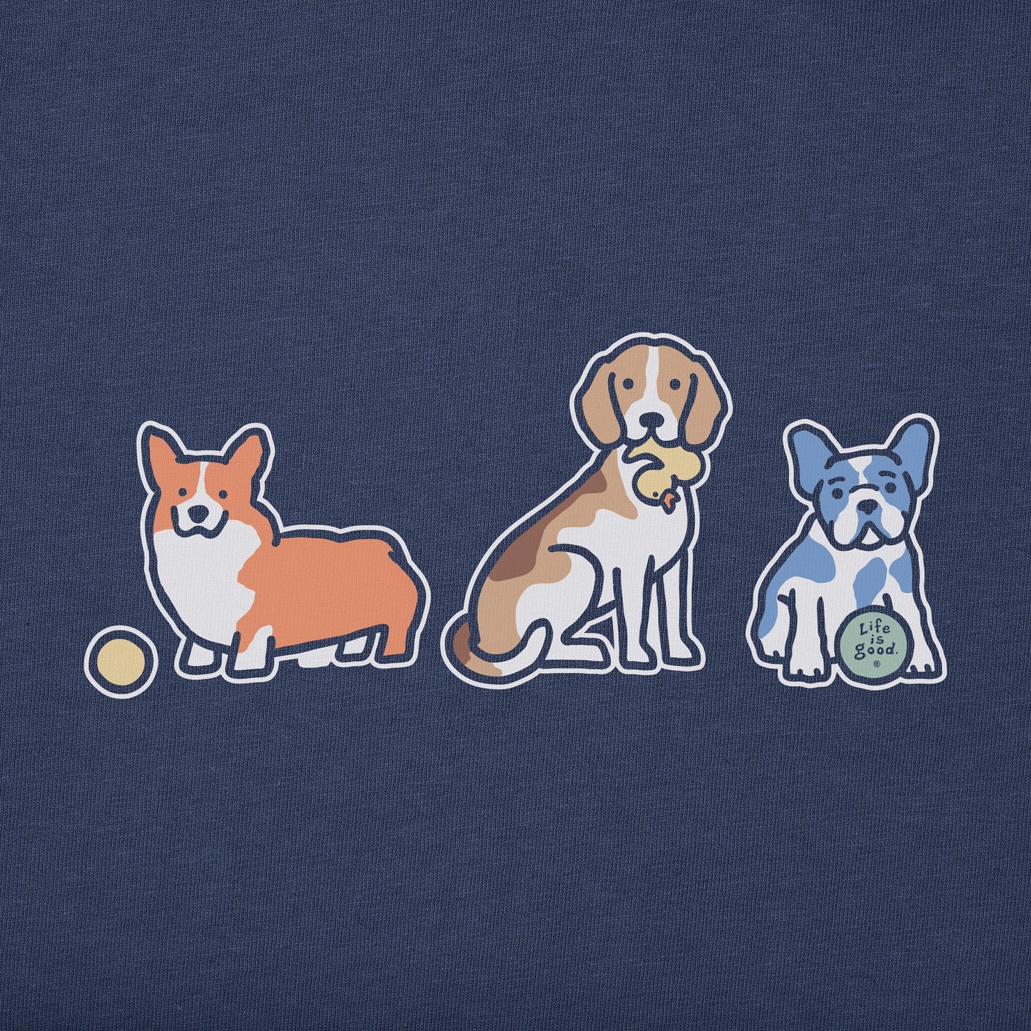 Women's Dog Playdate Snuggle Up Relaxed Sleep Vee