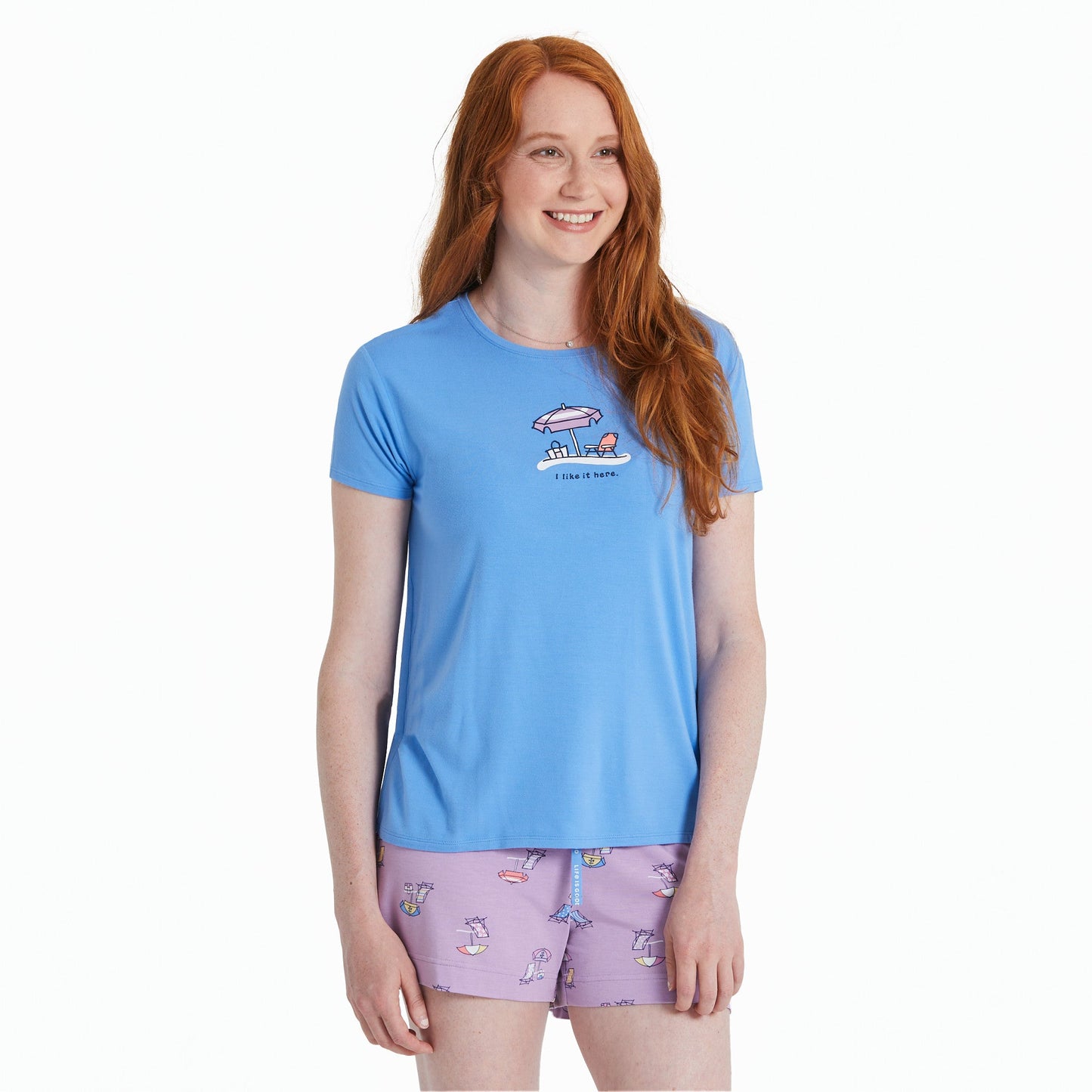 Women's I Like it Here Lightweight Sleep Tee