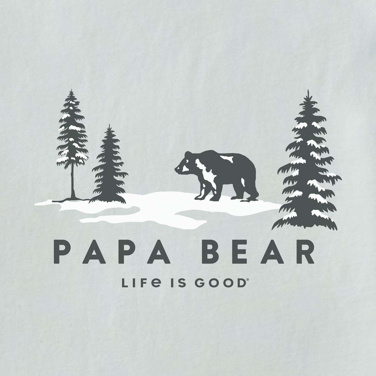 Men's Scenic Papa Bear Short Sleeve Crusher Tee