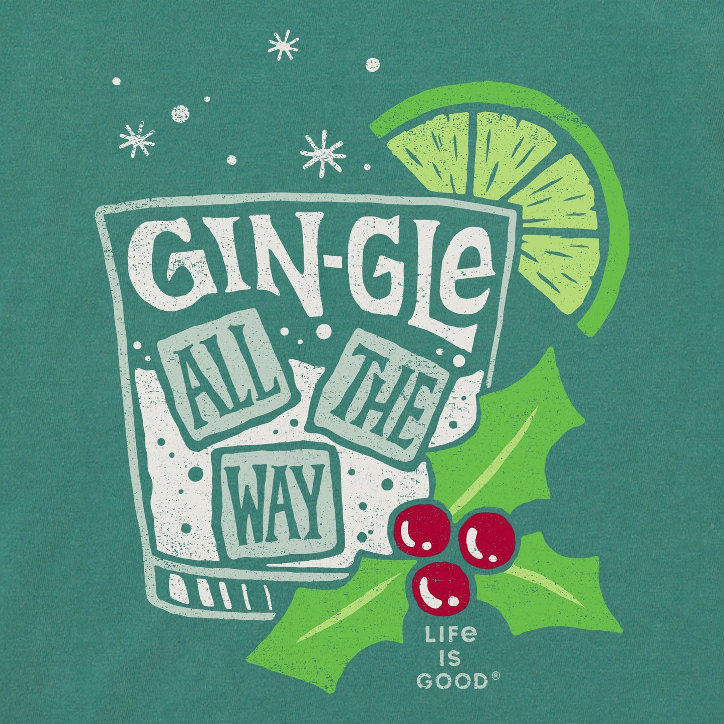 Men's Gin-gle All The Way Short Sleeve Crusher Tee