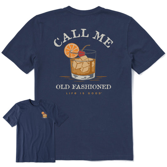 Men's Call Me Old Fashioned Short Sleeve Crusher Tee