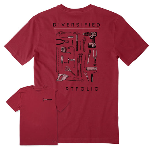 Men's Diversified Portfolio Tools Short Sleeve Crusher Tee