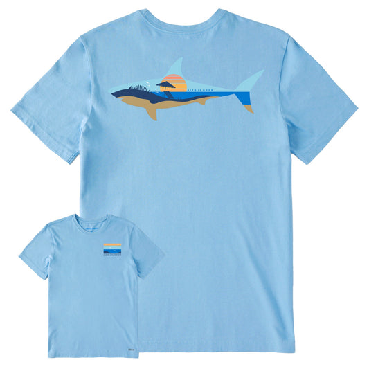 Men's Sharkscape Short Sleeve Crusher Tee