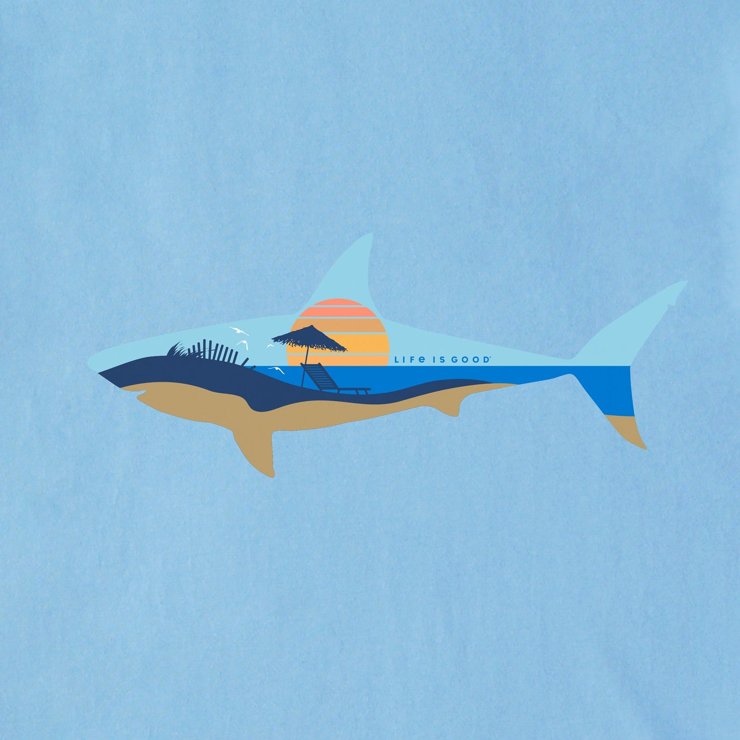 Men's Sharkscape Short Sleeve Crusher Tee