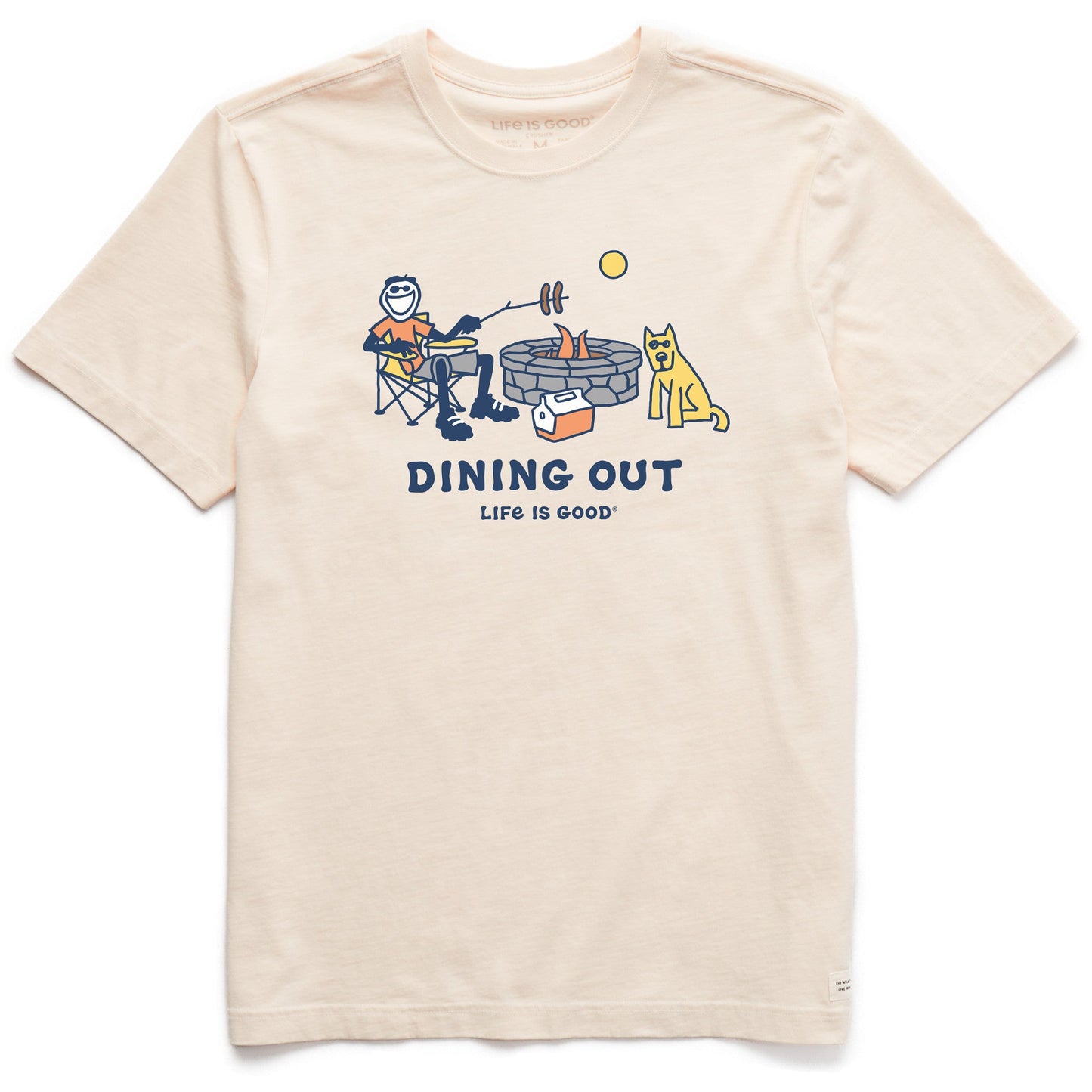 Men's Jake and Rocket Dining Out Short Sleeve Crusher Tee