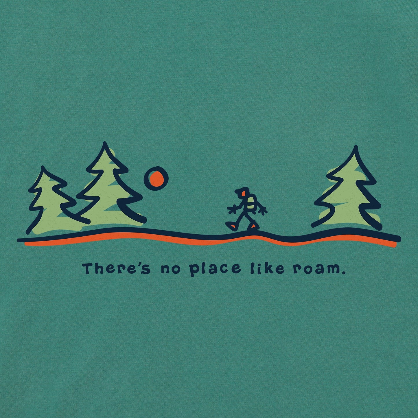 Men's There's No Place Like Roam Vista Short Sleeve Crusher Tee