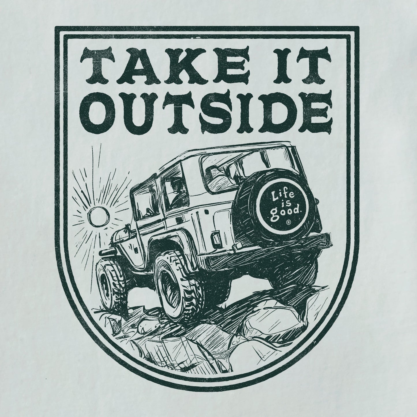 Men's Take it Outside ATV Short Sleeve Tee