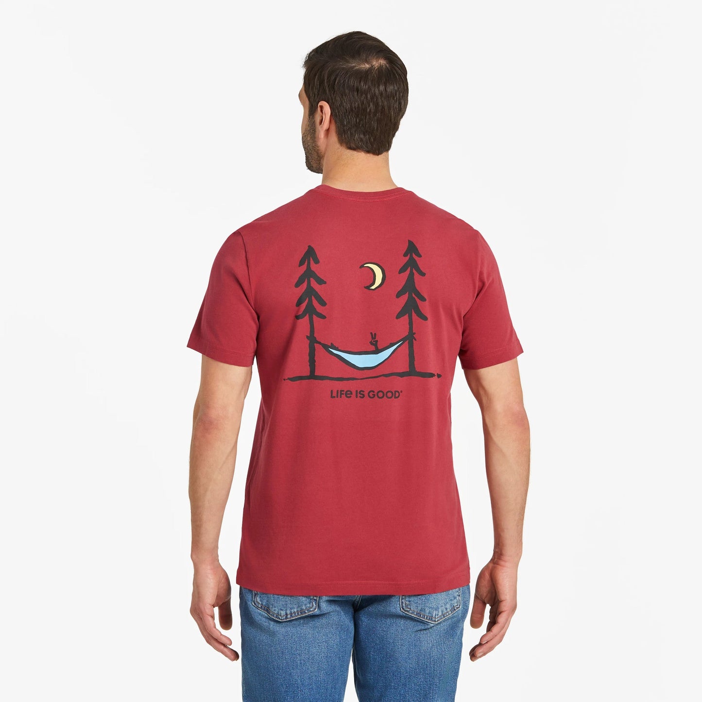 Men's Peace Out Short Sleeve Crusher Tee