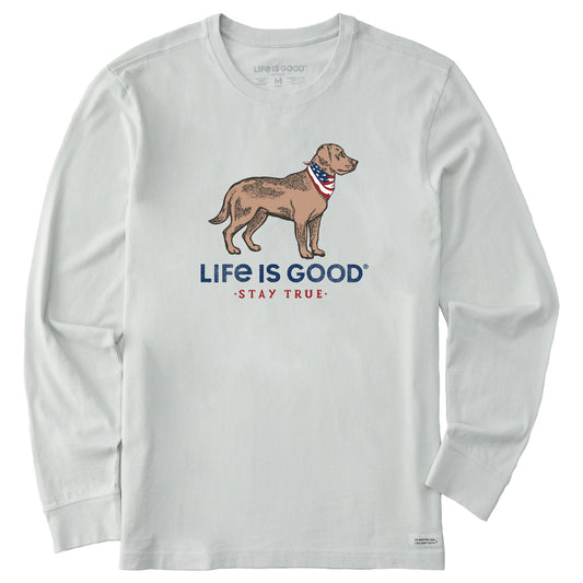 Men's Stay True Dog Long Sleeve Crusher Tee