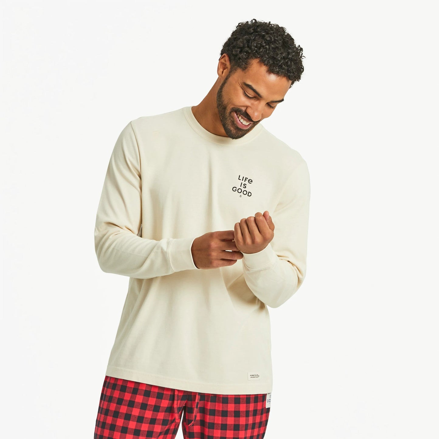 Men's What The Puck Long Sleeve Crusher Tee