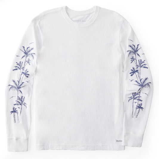 Men's Here For The Palms Long Sleeve Crusher Tee