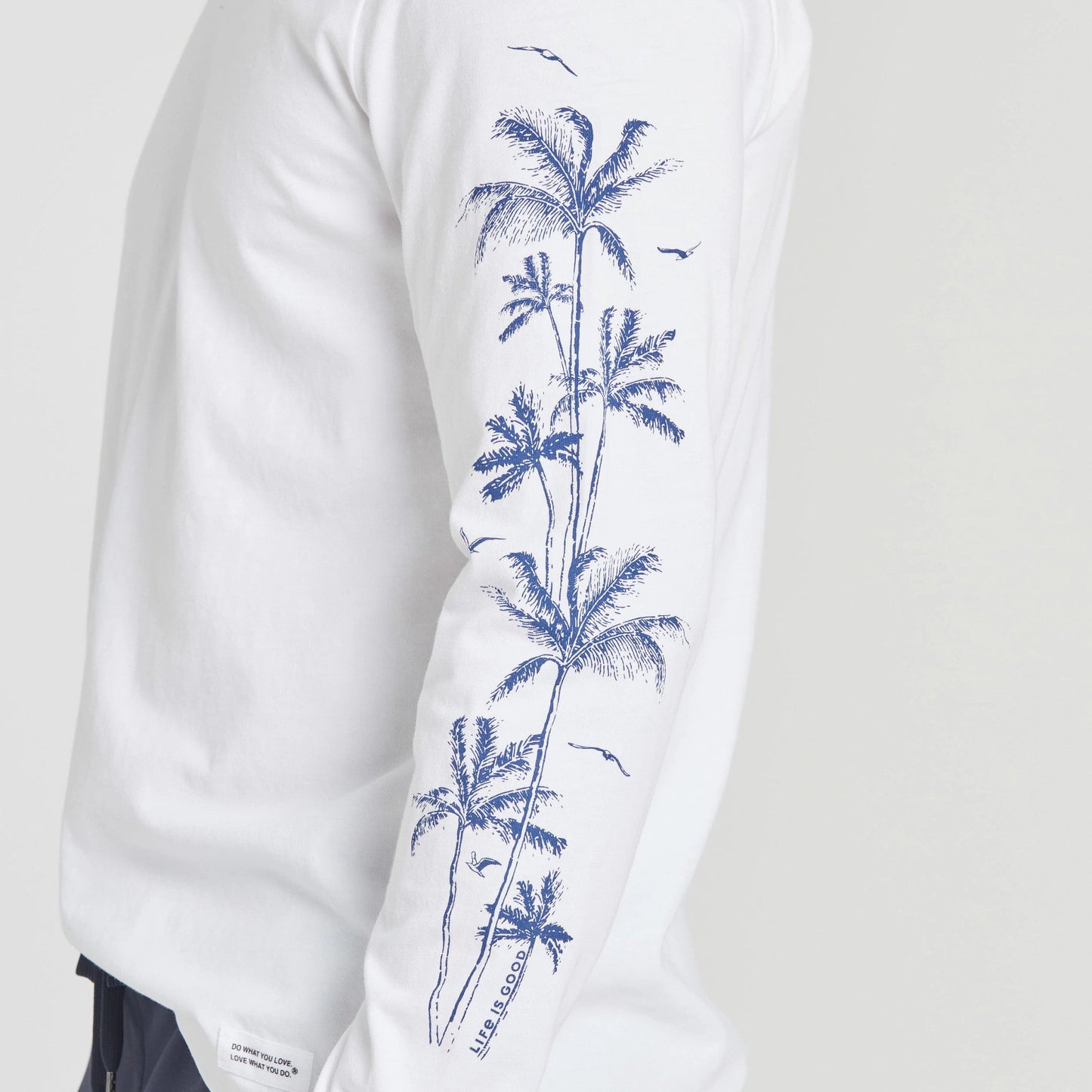 Men's Here For The Palms Long Sleeve Crusher Tee