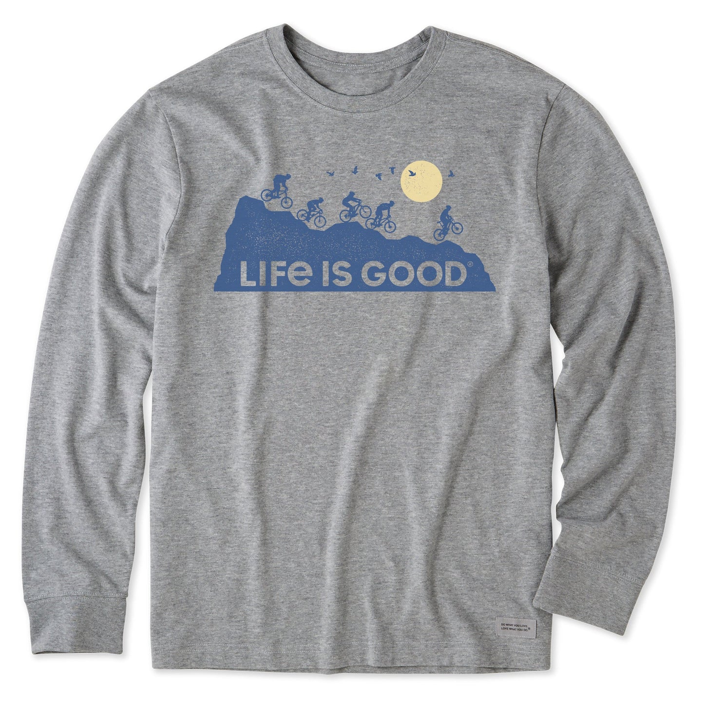 Men's Ride On And On Long Sleeve Crusher Tee