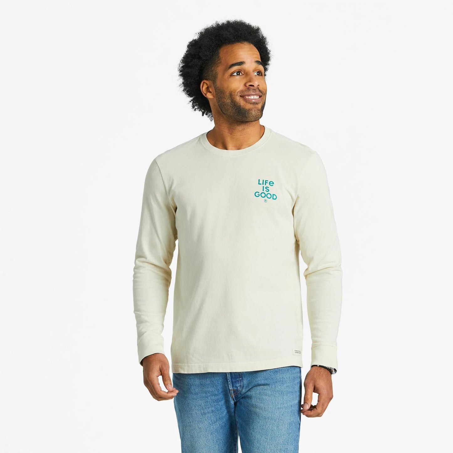 Men's Radiating Sun Long Sleeve Crusher Tee