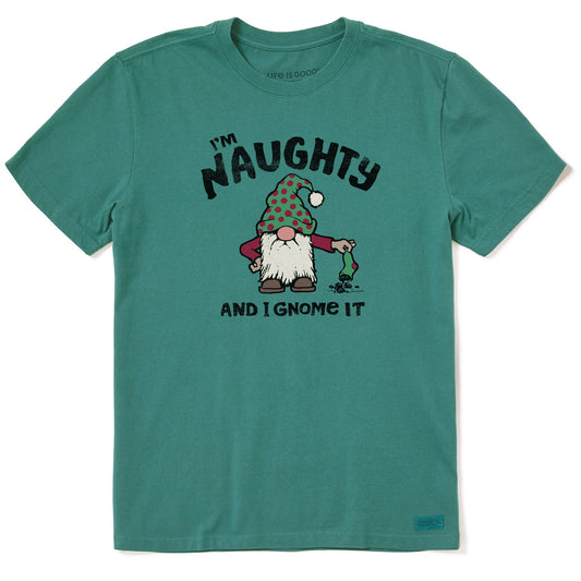 Men's Naughty Gnome Short Sleeve Tee