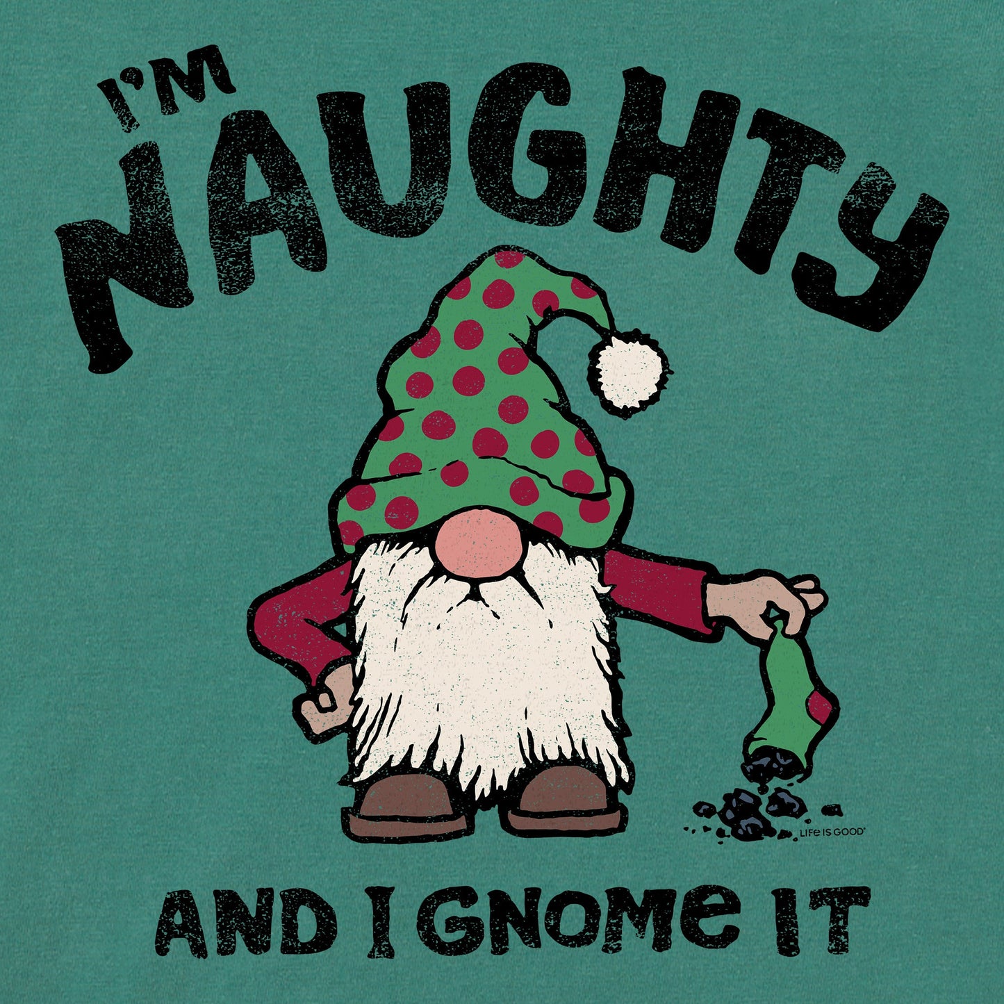 Men's Naughty Gnome Short Sleeve Tee