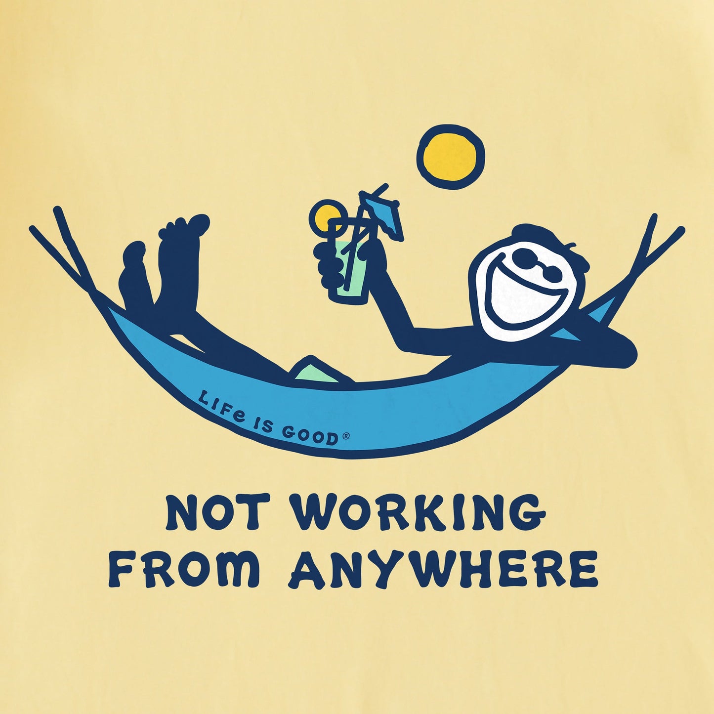 Men's Jake Not Working Hammock Short Sleeve Tee