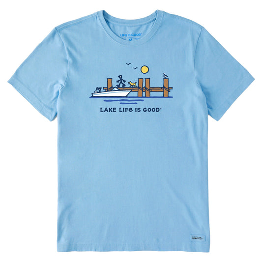 Men's Dock Lake Life is Good Short Sleeve Tee