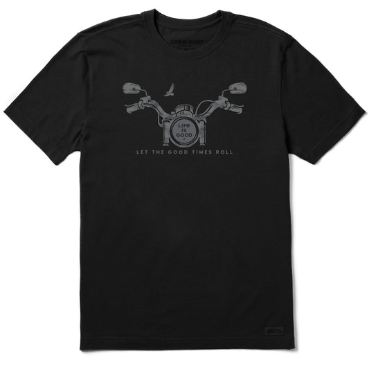 Men's Motorcycle Camo Handlebars Short Sleeve Crusher-LITE Tee