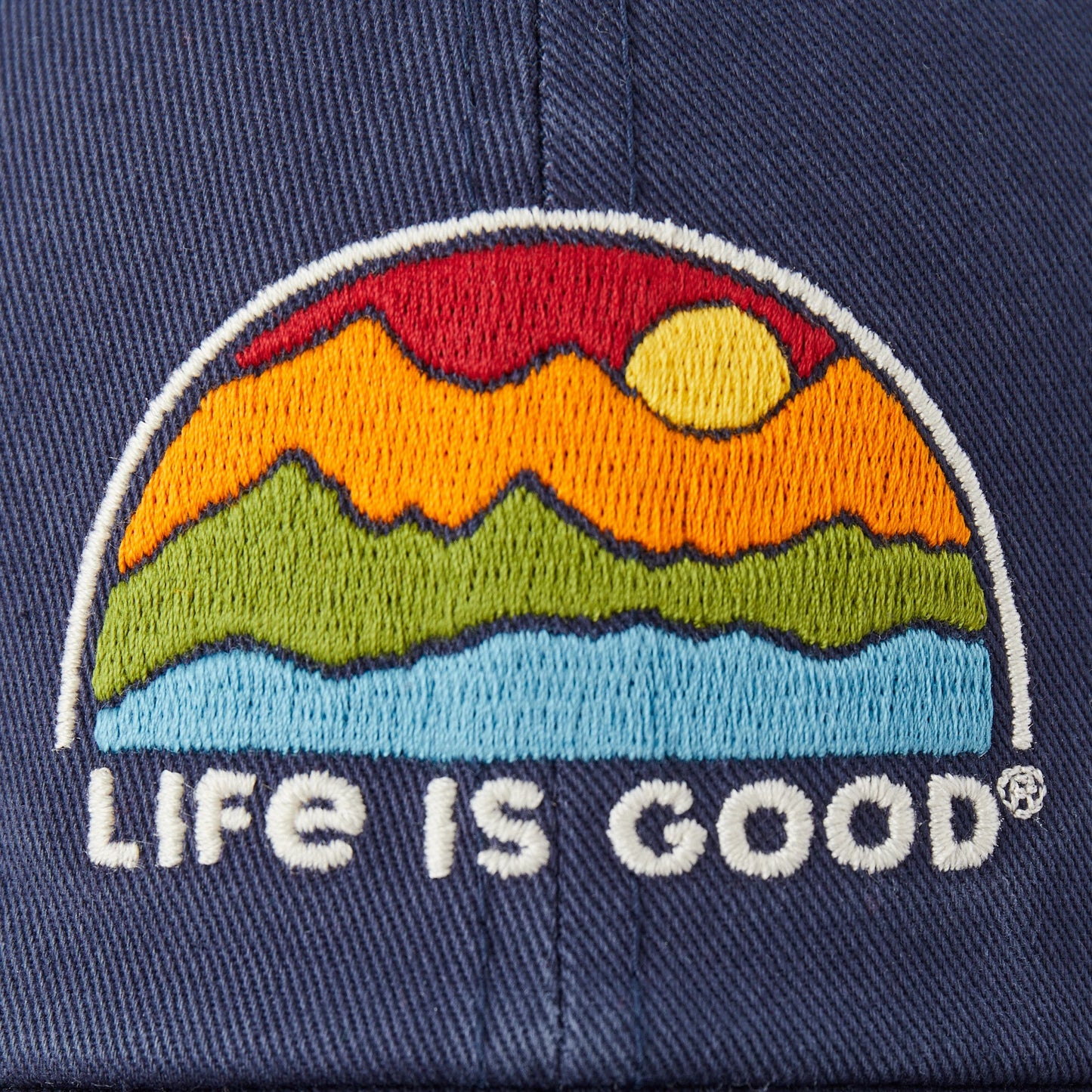 Adult Unisex Rainbow Mountains Chill Cap