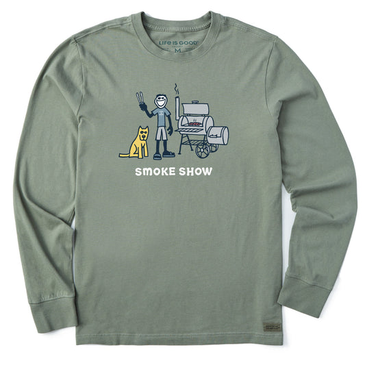 Men's Jake and Rocket Smoke Show Long Sleeve Crusher-LITE Tee
