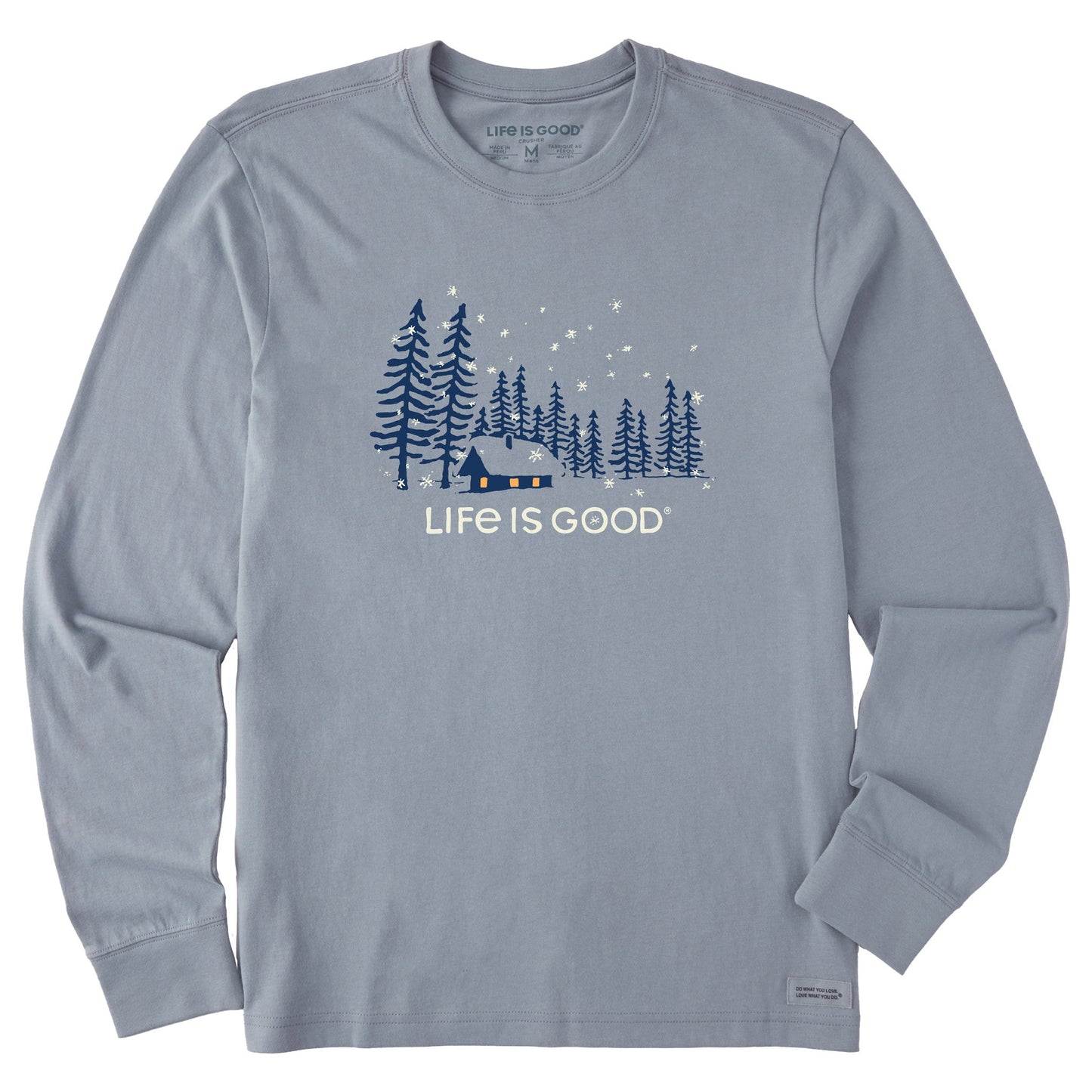 Men's Snowy Evening Long Sleeve Tee